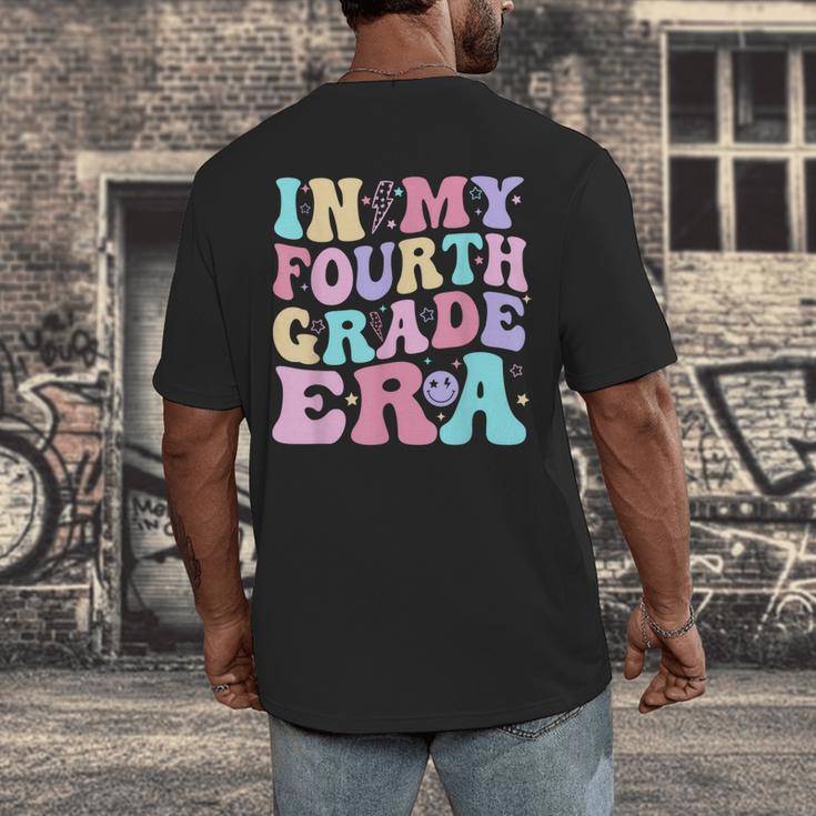 In My Fourth Grade Era Girl Back To School 4th Grade Teacher Men's Back Print T-Shirt, funny design