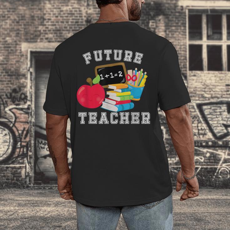 Future Teacher Costume For Adults And Kids T-Shirt Men's Back Print T-Shirt, funny design