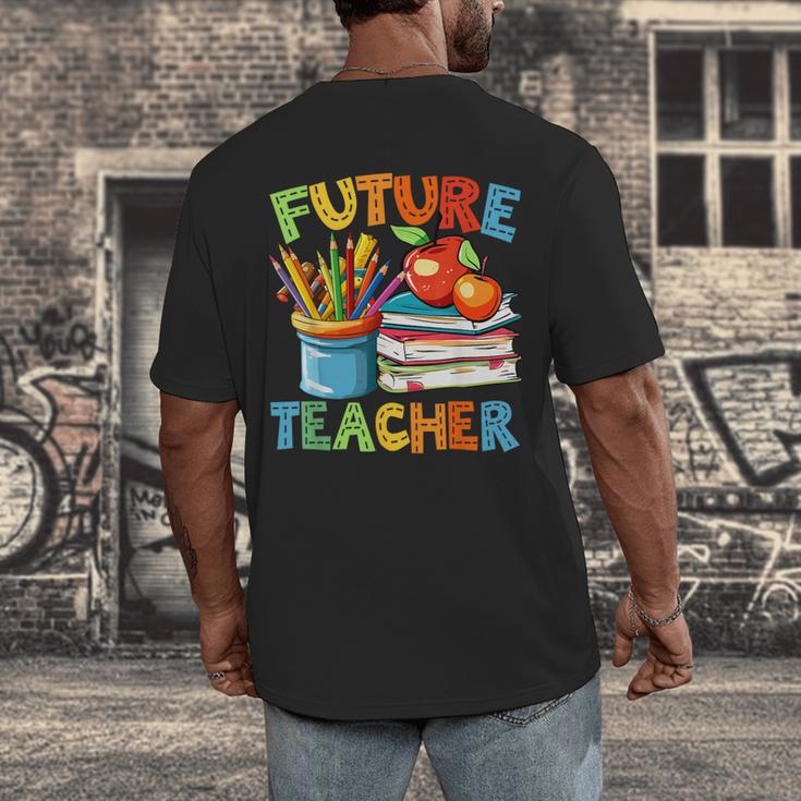 Future Teacher Costume For Kids Back To School Boy Girl Men's Back Print T-Shirt, funny design