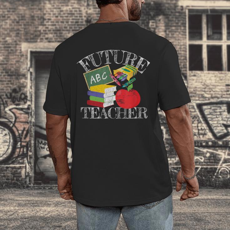 Future Teacher Costume Tee For Men Women Adults And Kids Men's Back Print T-Shirt, funny design Future Teacher Costume Tee For Men Women Adults And Kids Men's Back Print T-Shirt, funny design
