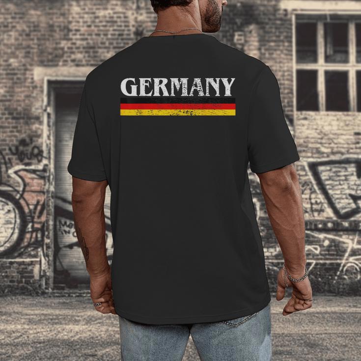 Germany Vintage Men's Back Print T-Shirt, funny design