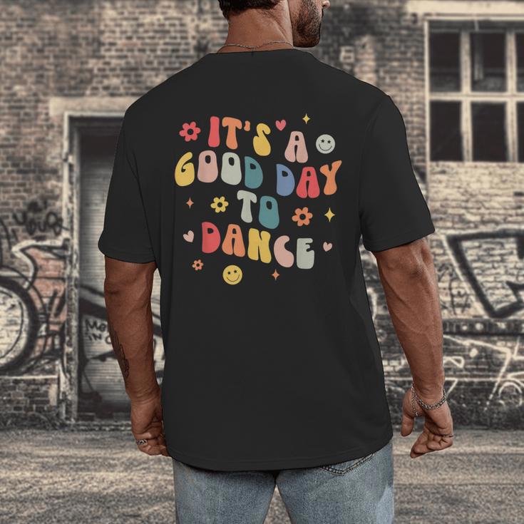 Groovy Its A Good Day To Dance Dance Teacher Men's Back Print T-Shirt, funny design Groovy Its A Good Day To Dance Dance Teacher Men's Back Print T-Shirt, funny design