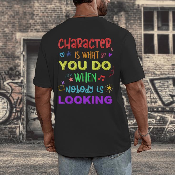 Growth Mindset Teacher Positive Message Inspirational Quote Men's Back Print T-Shirt, funny design Growth Mindset Teacher Positive Message Inspirational Quote Men's Back Print T-Shirt, funny design