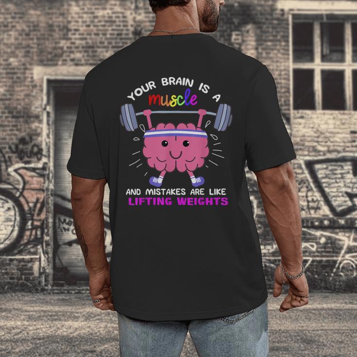 Growth Mindset Teacher Shirt Inspirational Shirts Men's Back Print T-Shirt, funny design Growth Mindset Teacher Shirt Inspirational Shirts Men's Back Print T-Shirt, funny design