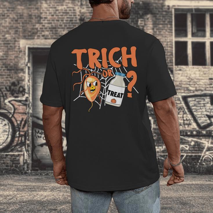Halloween Medical Lab Science Microbiology Scientist Teacher Men Women Men's Back Print T-Shirt, funny design Halloween Medical Lab Science Microbiology Scientist Teacher Men Women Men's Back Print T-Shirt, funny design