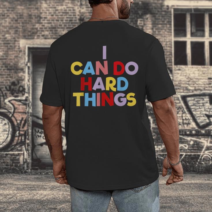I Can Do Hard Things Teacher Inspiration Do Hard Things Men's Back Print T-Shirt, funny design I Can Do Hard Things Teacher Inspiration Do Hard Things Men's Back Print T-Shirt, funny design