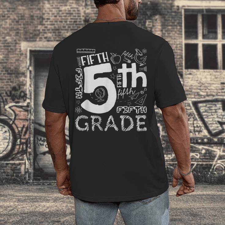 Hello 5th Grade Here I Come Teacher Fifth Grade Boys Girls Men's Back Print T-Shirt, funny design Hello 5th Grade Here I Come Teacher Fifth Grade Boys Girls Men's Back Print T-Shirt, funny design