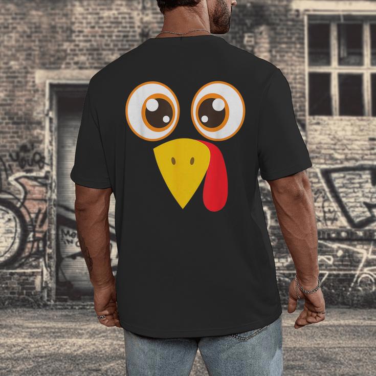 Hilarious Turkey Halloween Thanksgiving Teacher Nurse Men's Back Print T-Shirt, funny design Hilarious Turkey Halloween Thanksgiving Teacher Nurse Men's Back Print T-Shirt, funny design