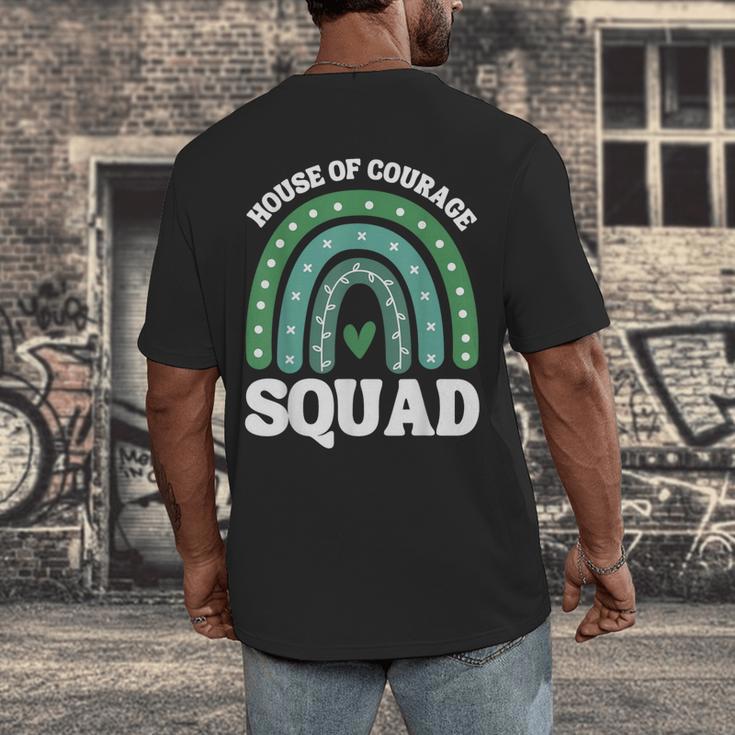 House Of Courage Squad RCA School Teacher Student Tee Men's Back Print T-Shirt, funny design