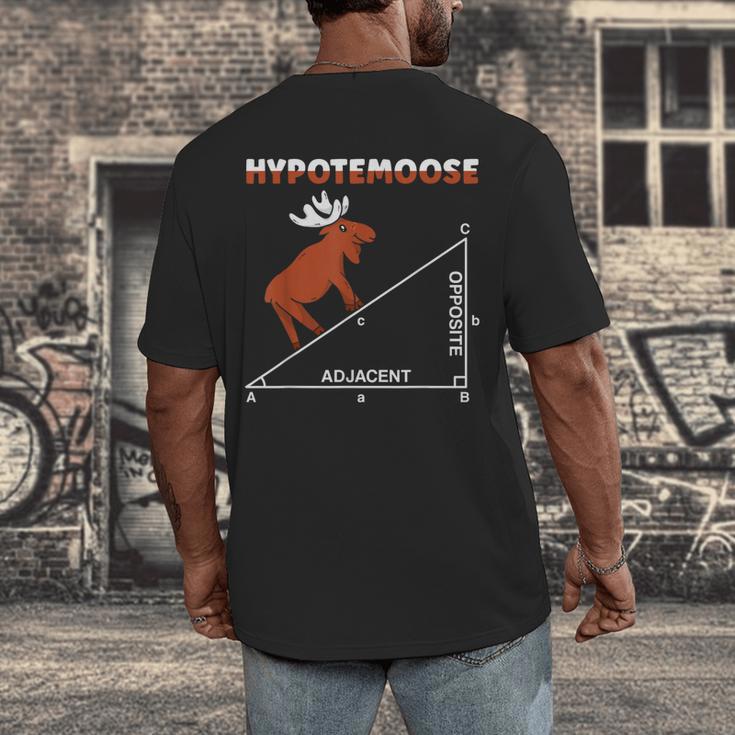 Hypotemoose Mathematics Teacher Mathematician Math Geek Men's Back Print T-Shirt, funny design Hypotemoose Mathematics Teacher Mathematician Math Geek Men's Back Print T-Shirt, funny design