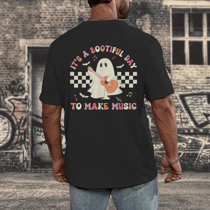 It's A Bootiful Day To Make Music Teacher Musician Halloween For Men Women Kids Men's Back Print T-Shirt, funny design It's A Bootiful Day To Make Music Teacher Musician Halloween For Men Women Kids Men's Back Print T-Shirt, funny design