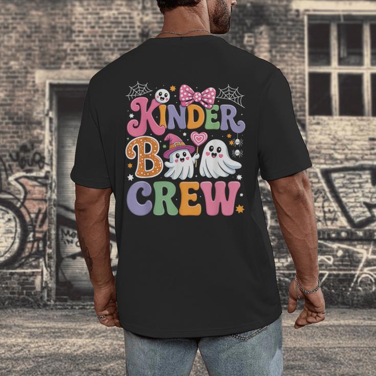Kinder Boo Crew Kindergarten Teacher Student Halloween Men's Back Print T-Shirt, funny design Kinder Boo Crew Kindergarten Teacher Student Halloween Men's Back Print T-Shirt, funny design