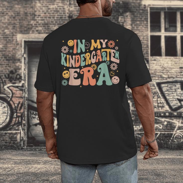 In My Kindergarten Era Retro Back To School Teacher Student Men's Back Print T-Shirt, funny design In My Kindergarten Era Retro Back To School Teacher Student Men's Back Print T-Shirt, funny design