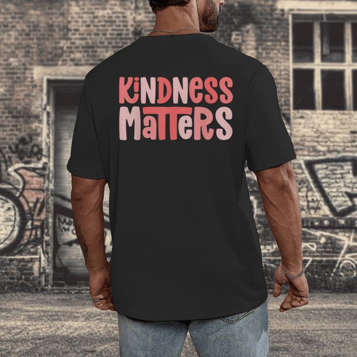 Kindness Matters Anti Bullying Shirts Teacher Child Men's Back Print T-Shirt, funny design Kindness Matters Anti Bullying Shirts Teacher Child Men's Back Print T-Shirt, funny design