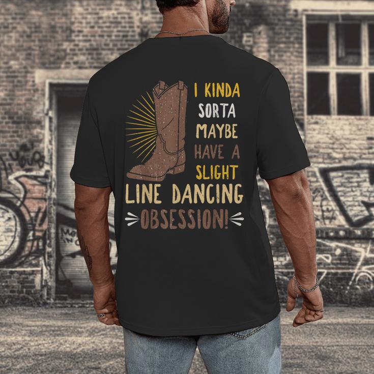 Line Dancing Choreographed Group Dancer Dance Teacher Men's Back Print T-Shirt, funny design Line Dancing Choreographed Group Dancer Dance Teacher Men's Back Print T-Shirt, funny design