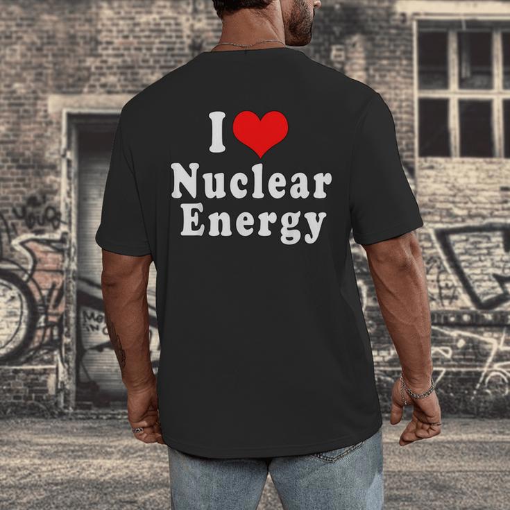 I Love Nuclear Energy School Teacher Men's Back Print T-Shirt, funny design I Love Nuclear Energy School Teacher Men's Back Print T-Shirt, funny design