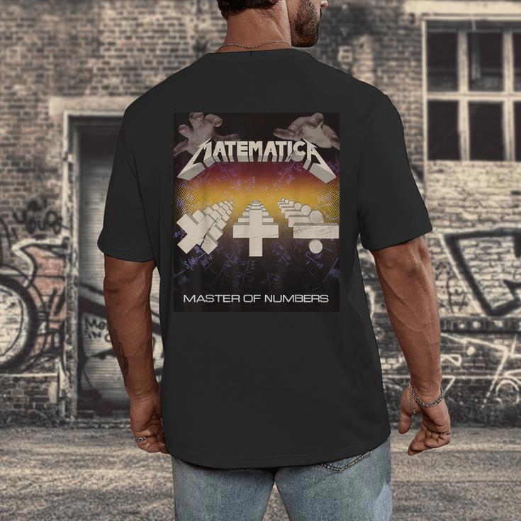 Matematica Master Of Numbers Math Teachers Puppets Parody Men's Back Print T-Shirt, funny design Matematica Master Of Numbers Math Teachers Puppets Parody Men's Back Print T-Shirt, funny design