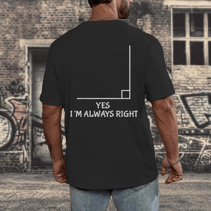 Math Teacher Joke Men Women Fun Best Math Quotes Men's Back Print T-Shirt, funny design