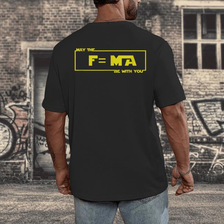 May The Fma Be With You Science Teacher Tshirts For Men Women Men's Back Print T-Shirt, funny design May The Fma Be With You Science Teacher Tshirts For Men Women Men's Back Print T-Shirt, funny design