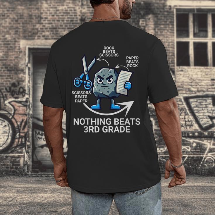 Nothing Beats 3rd Grade Back To School Kids Teachers Men's Back Print T-Shirt, funny design Nothing Beats 3rd Grade Back To School Kids Teachers Men's Back Print T-Shirt, funny design
