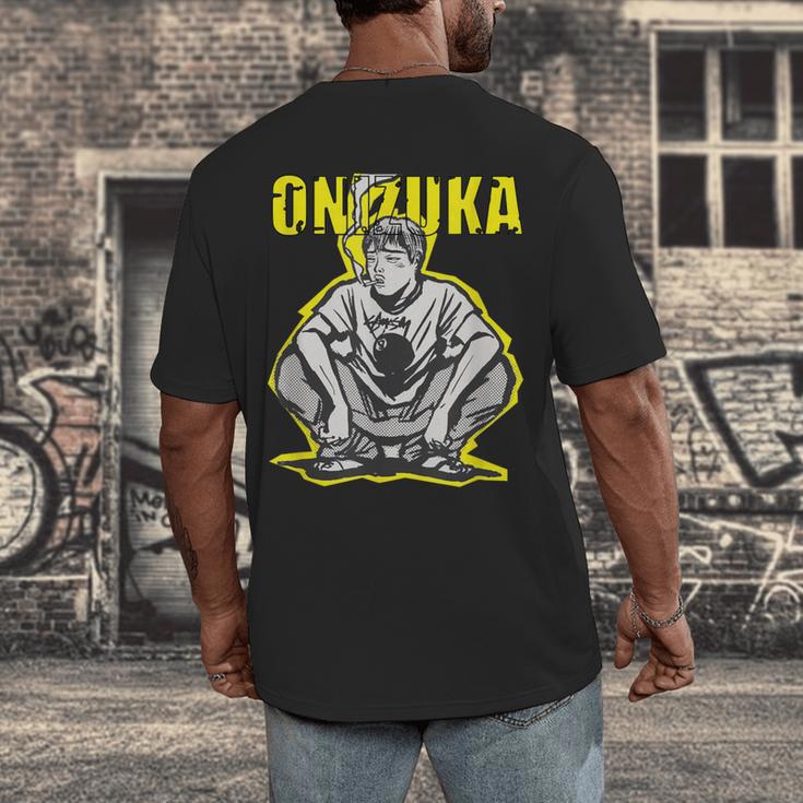 Onizuka Great Teacher Classic Anime Men's Back Print T-Shirt, funny design