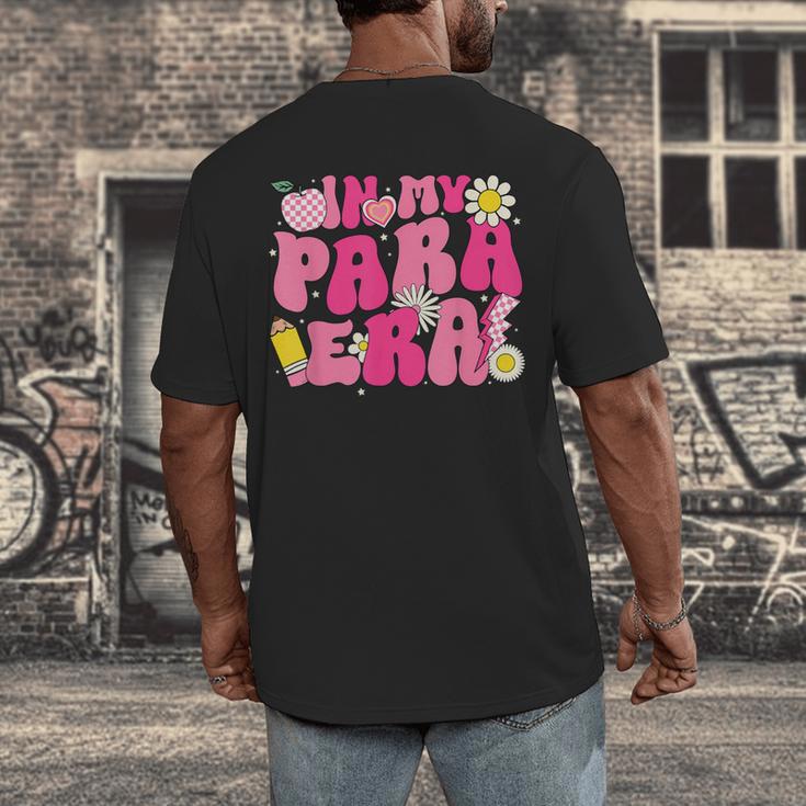 In My Para Era Teacher Back To School First Day Of School Men's Back Print T-Shirt, funny design In My Para Era Teacher Back To School First Day Of School Men's Back Print T-Shirt, funny design