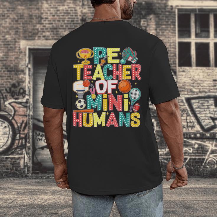 PE Teacher Back To School Physical Education Gym Teachers Men's Back Print T-Shirt, funny design PE Teacher Back To School Physical Education Gym Teachers Men's Back Print T-Shirt, funny design