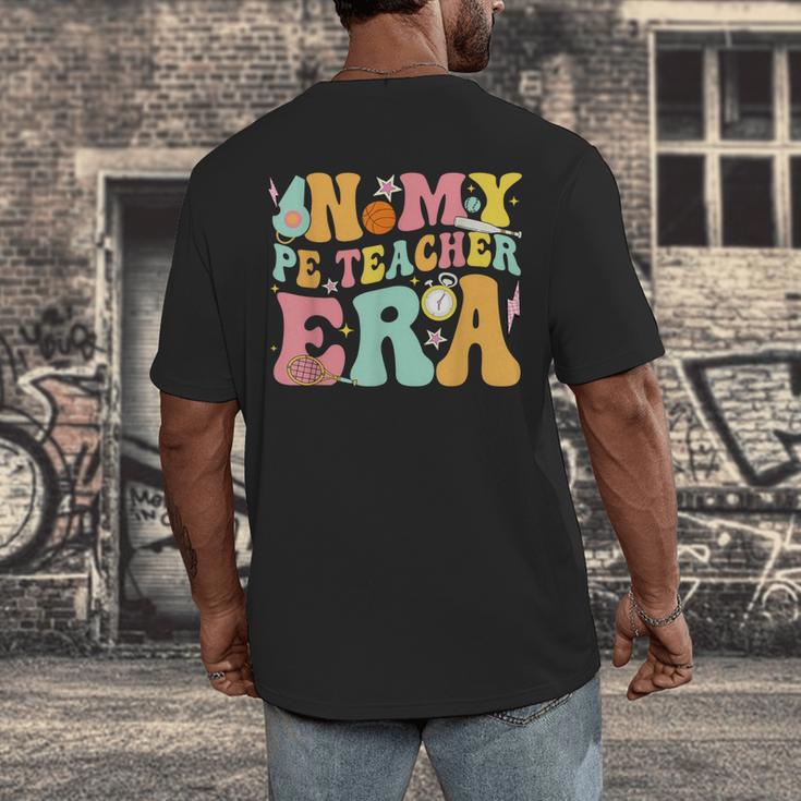 In My Physical Education Era PE Teacher Women Men Men's Back Print T-Shirt, funny design