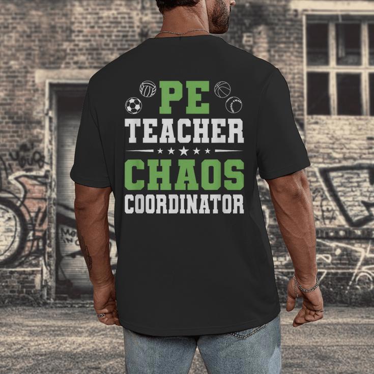 Physical Education PE Teacher School Men's Back Print T-Shirt, funny design Physical Education PE Teacher School Men's Back Print T-Shirt, funny design