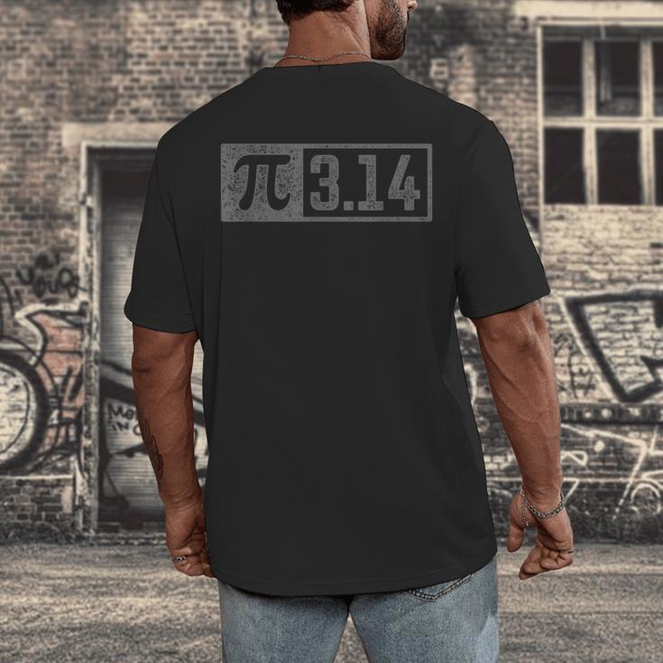 Pi Shirt For Teacher Vintage 314 Pi Digits Happy Pi Day Men's Back Print T-Shirt, funny design Pi Shirt For Teacher Vintage 314 Pi Digits Happy Pi Day Men's Back Print T-Shirt, funny design