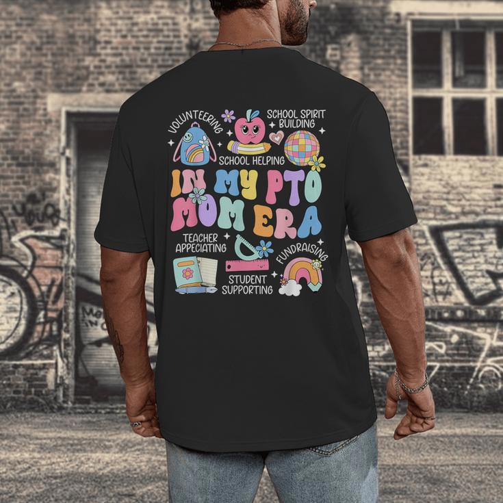In My PTO Mom Parent Teacher Organization Back To School Men's Back Print T-Shirt, funny design In My PTO Mom Parent Teacher Organization Back To School Men's Back Print T-Shirt, funny design