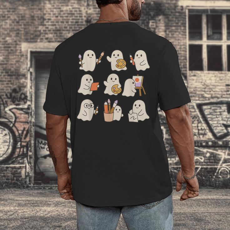 Pumpkin Pi Math Teacher Geek Men's Back Print T-Shirt, funny design Pumpkin Pi Math Teacher Geek Men's Back Print T-Shirt, funny design