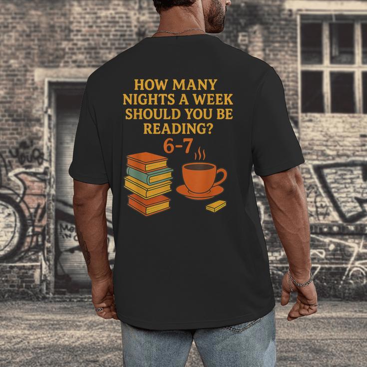 Reading 67 Meme English Teacher 6 7 Book Lover Humor Men's Back Print T-Shirt, funny design Reading 67 Meme English Teacher 6 7 Book Lover Humor Men's Back Print T-Shirt, funny design