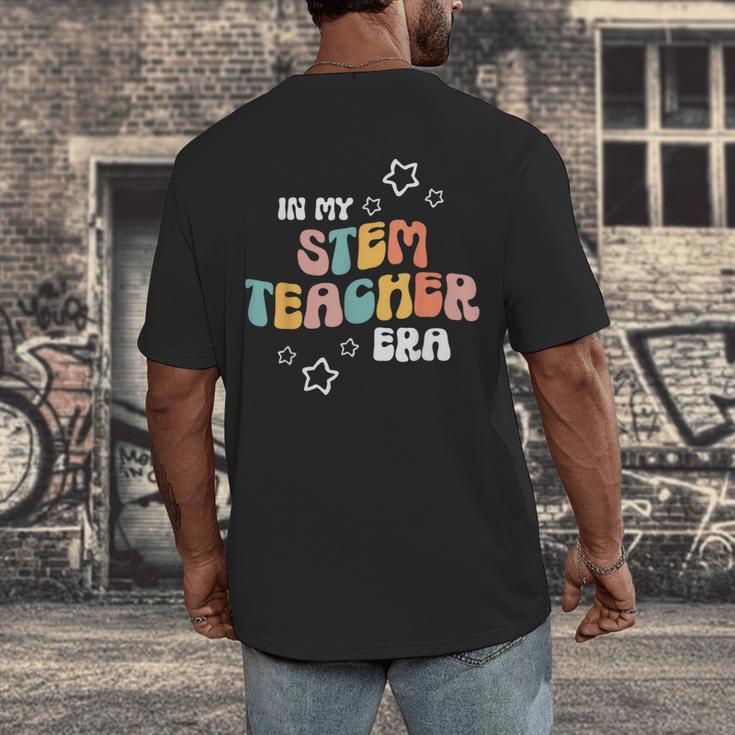 Retro Boho Math Science Professor In My STEM Teacher Era Men's Back Print T-Shirt, funny design Retro Boho Math Science Professor In My STEM Teacher Era Men's Back Print T-Shirt, funny design