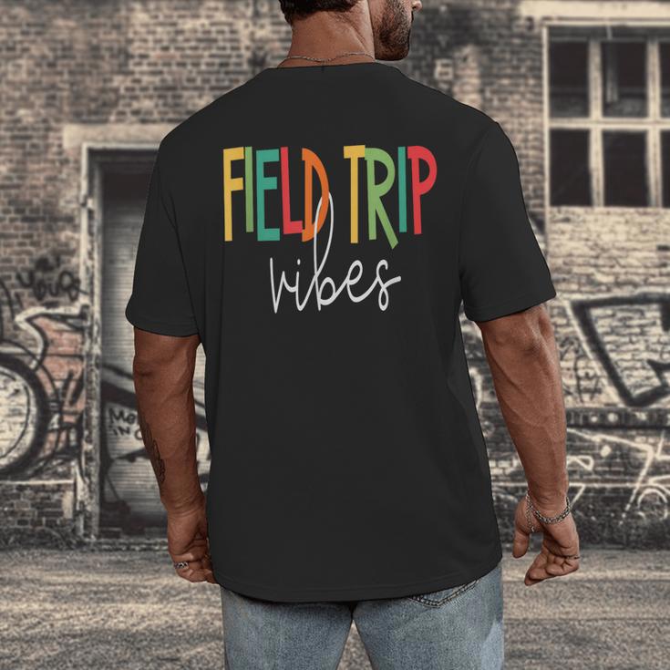 Retro Field Trip Vibes Vintage Field Trip Vibes Teacher Kids Men's Back Print T-Shirt, funny design Retro Field Trip Vibes Vintage Field Trip Vibes Teacher Kids Men's Back Print T-Shirt, funny design