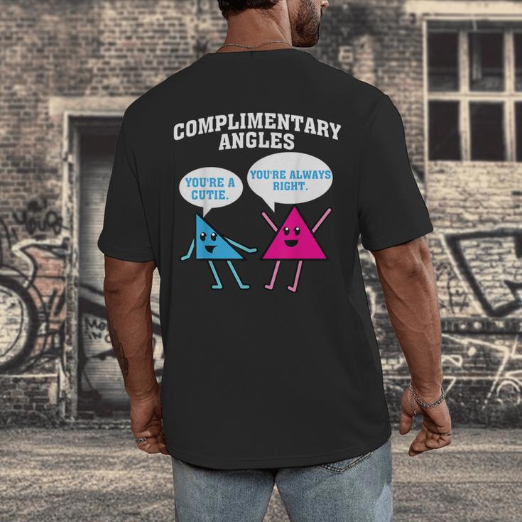 Right Acute Triangle Math Teacher Cool Geometry Men's Back Print T-Shirt, funny design Right Acute Triangle Math Teacher Cool Geometry Men's Back Print T-Shirt, funny design