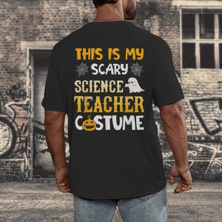 This Is My Scary Science Teacher Halloween Costumes Men Women Kids Men's Back Print T-Shirt, funny design This Is My Scary Science Teacher Halloween Costumes Men Women Kids Men's Back Print T-Shirt, funny design