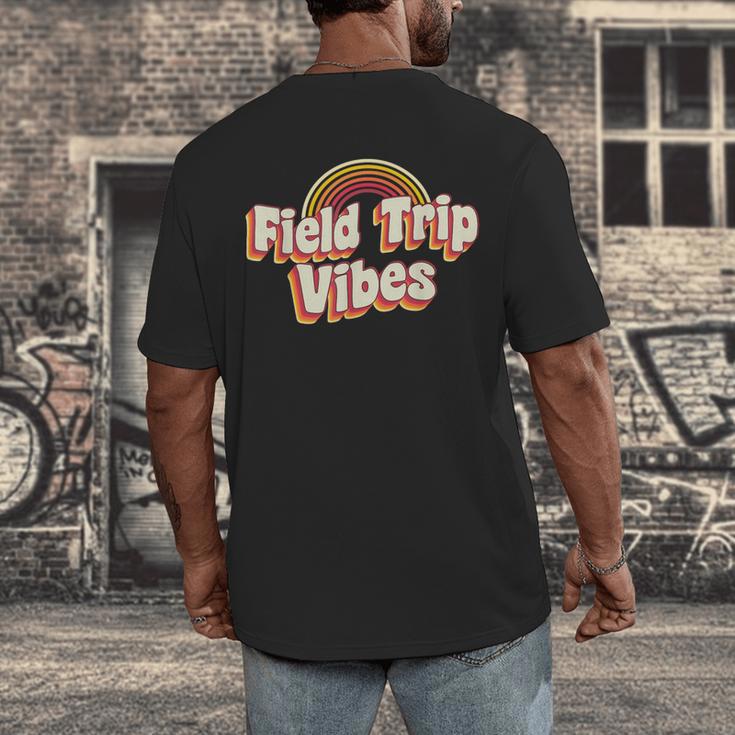 School Bus Trip Vibes Students Teachers Students Field Trip For Men Women Kids Men's Back Print T-Shirt, funny design School Bus Trip Vibes Students Teachers Students Field Trip For Men Women Kids Men's Back Print T-Shirt, funny design