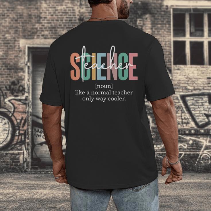 Science Teacher Definition For Women & Men Men's Back Print T-Shirt, funny design Science Teacher Definition For Women & Men Men's Back Print T-Shirt, funny design