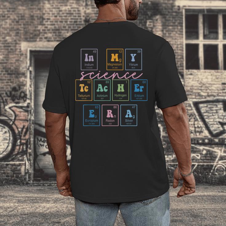 In My Science Teacher Era Science Teacher Men's Back Print T-Shirt, funny design