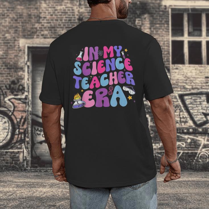 In My Science Teacher Era Teacher Men's Back Print T-Shirt, funny design In My Science Teacher Era Teacher Men's Back Print T-Shirt, funny design