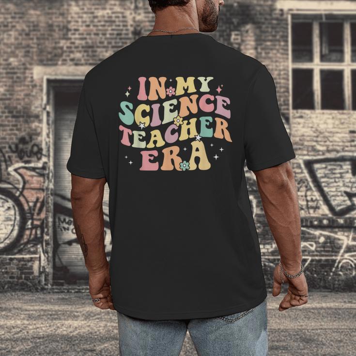 In My Science Teacher Era Retro Back To School STEM Teacher For Men Women Men's Back Print T-Shirt, funny design In My Science Teacher Era Retro Back To School STEM Teacher For Men Women Men's Back Print T-Shirt, funny design