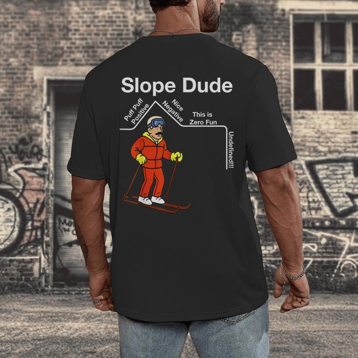 Slope Dude Algebra Geometry Middle School Math Teacher Men's Back Print T-Shirt, funny design Slope Dude Algebra Geometry Middle School Math Teacher Men's Back Print T-Shirt, funny design