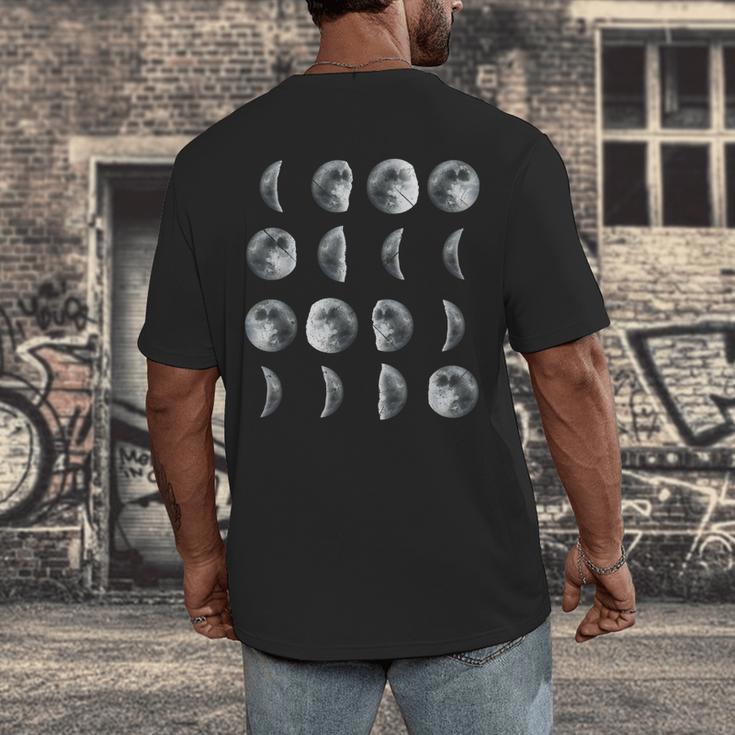 Space Science Student Teacher Leonard Moon Phases Men Women Kids Men's Back Print T-Shirt, funny design