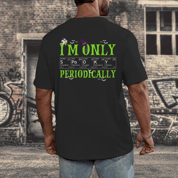 Only Spooky Periodically Halloween Chemistry Teacher Men Women Men's Back Print T-Shirt, funny design Only Spooky Periodically Halloween Chemistry Teacher Men Women Men's Back Print T-Shirt, funny design