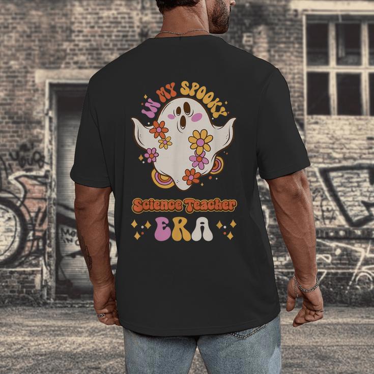 In My Spooky Science Teacher Era Occupational Haunts Men's Back Print T-Shirt, funny design In My Spooky Science Teacher Era Occupational Haunts Men's Back Print T-Shirt, funny design