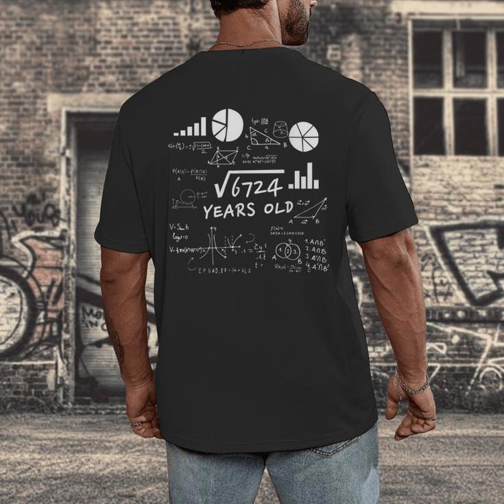 Square Root 82 Year Old Teacher 82nd Birthday For Men Women Kids Men's Back Print T-Shirt, funny design Square Root 82 Year Old Teacher 82nd Birthday For Men Women Kids Men's Back Print T-Shirt, funny design