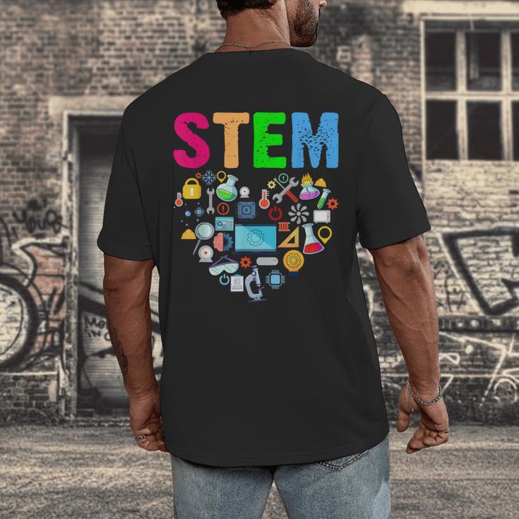 STEM Science Technology Engineering Math Teacher Men's Back Print T-Shirt, funny design STEM Science Technology Engineering Math Teacher Men's Back Print T-Shirt, funny design