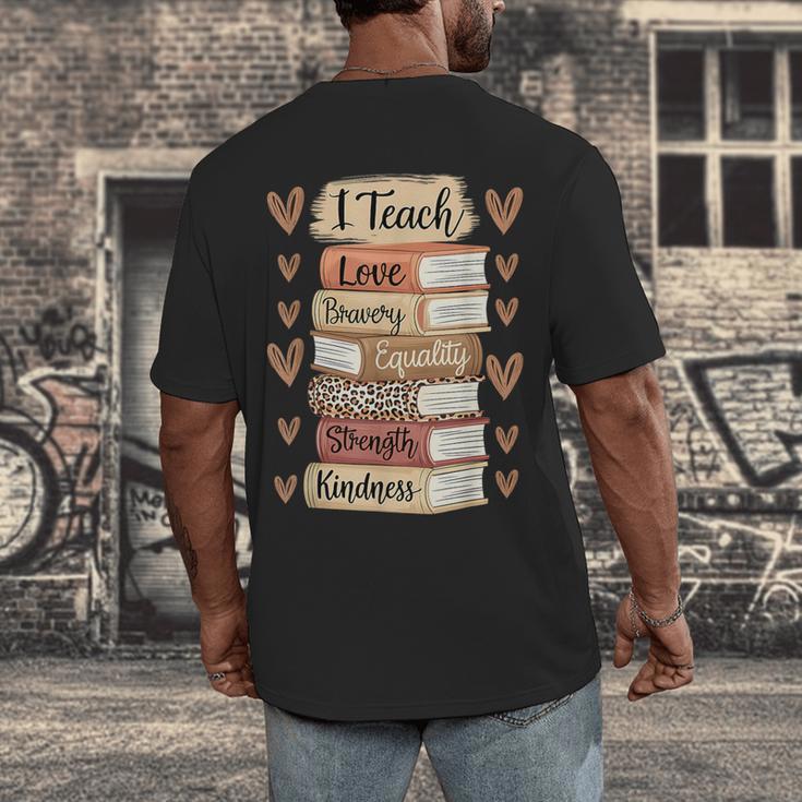 I Teach History Month Black Teacher Melanin Men's Back Print T-Shirt, funny design I Teach History Month Black Teacher Melanin Men's Back Print T-Shirt, funny design