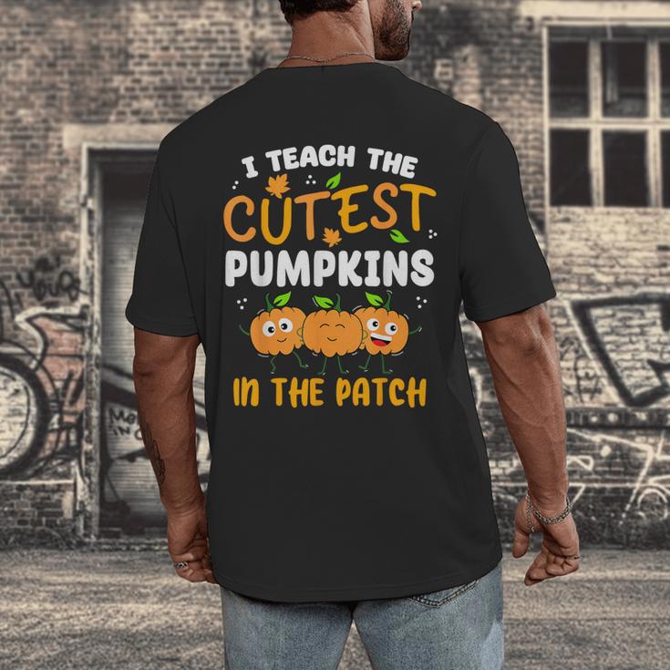 Teacher Halloween Pre-K Teacher Kindergarten Cutest Pumpkins Men Women Kids Men's Back Print T-Shirt, funny design Teacher Halloween Pre-K Teacher Kindergarten Cutest Pumpkins Men Women Kids Men's Back Print T-Shirt, funny design